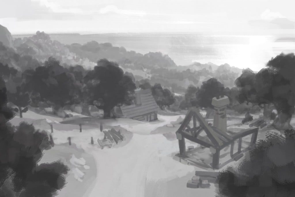 Environment concept — stylized setting exploration.